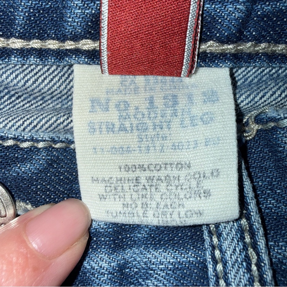 John B. Stetson 1312 Modern Straight Leg Jeans men’s sz 35 x 32 cotton - Picture 10 of 10
